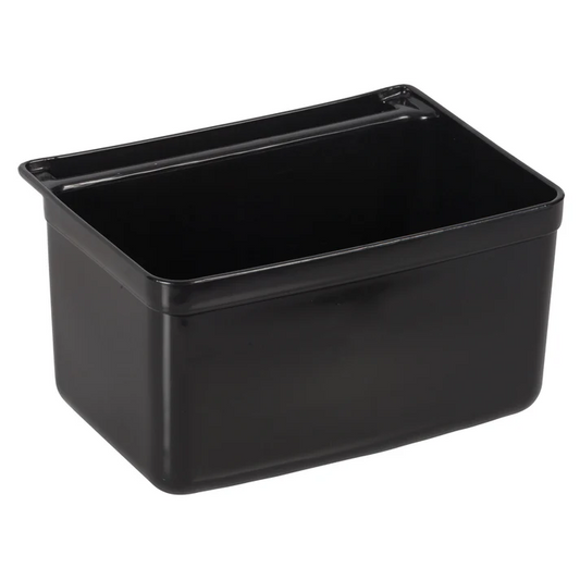 Silverware Bin for UC-2415 & UC-3019 6/Pack made from durable polypropylene, this break-resistant silverware bin is easy to clean and will withstand heavy duty use. Connects to the UC-2415 &amp; UC-3019 bussing carts, both sold separately. A must-have in any high-volume setting, this bin can hold different types of silverware to quickly and efficiently clear tables.