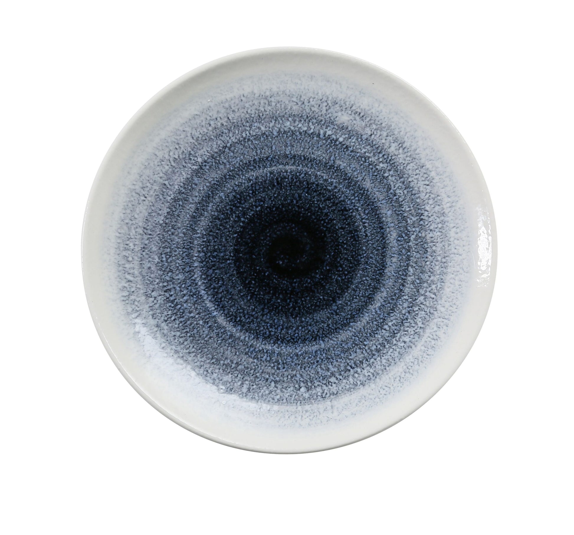 Yanco Coupe Plate UN-109 elevates table settings with its captivating deep-blue swirl and smooth coupe profile. Designed to resemble a cosmic night sky, this plate adds artistic depth and modern character to entrées, plated dishes, or chef-crafted presentations. Made from durable commercial-grade porcelain, it performs beautifully in restaurants, hotels, catering services, and contemporary home dining.
