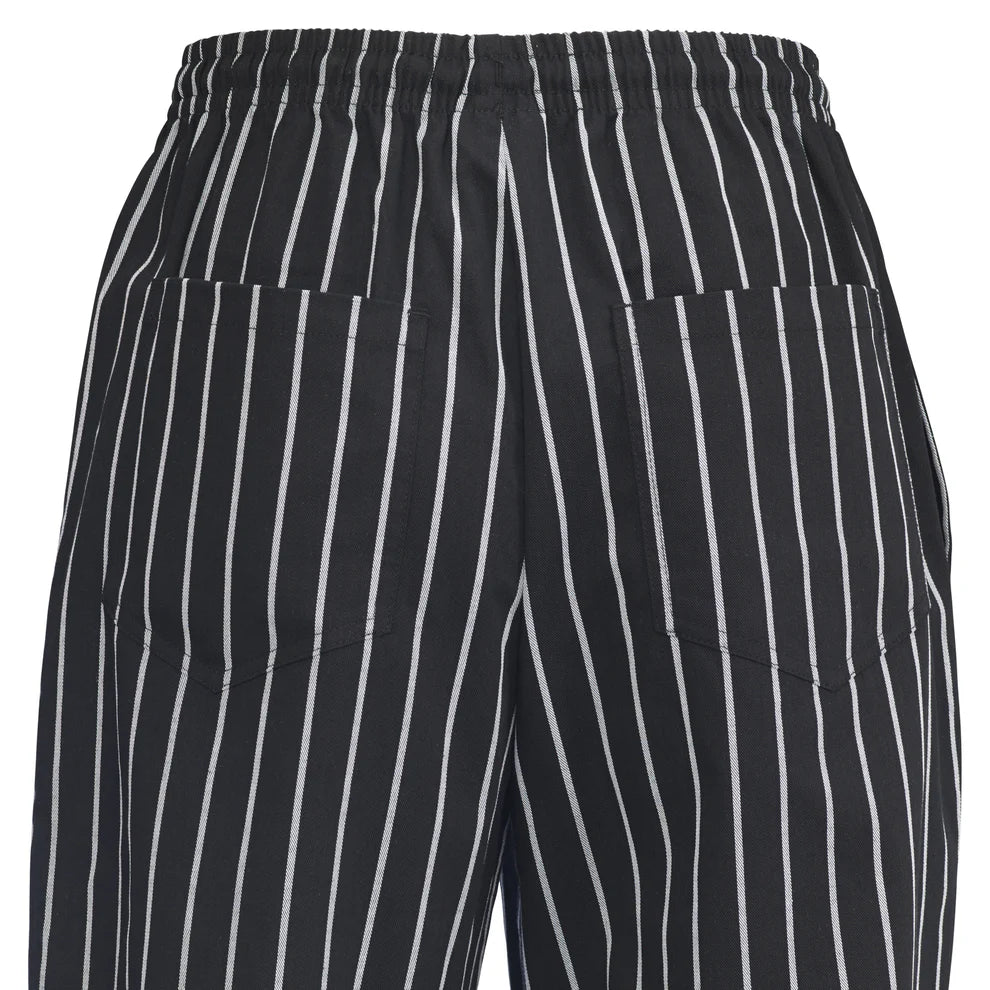 Winco UNF-3CL to 3CXXL, S-2XL Chalk Stripe Chef Pants, EA