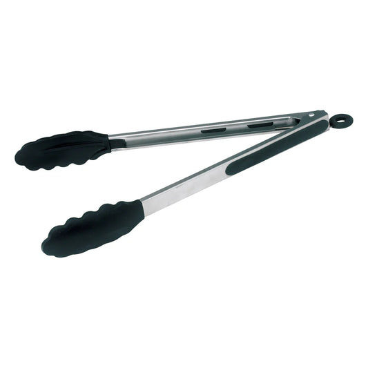 Winco UTS-12K to 9K, 9-12" S/S Silicone Grips, Lock Clip Utility Tong