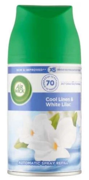 Air Wick Ultra Machine Refill in Cool Linen & White Lilac, 250 ml can