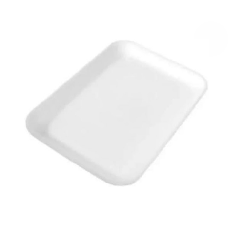 White Foam Meat Tray for Poultry, Seafood, and Deli Products
