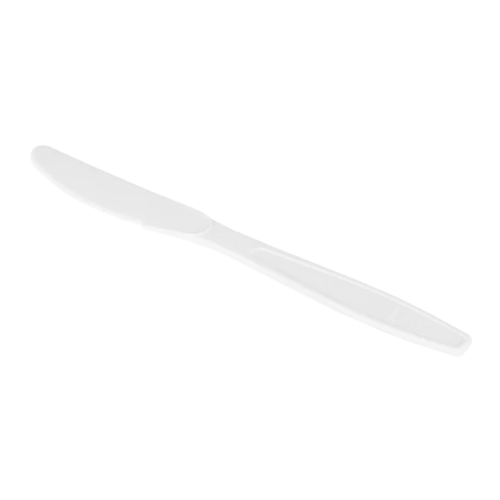 Natural Beige CPLA Heavy Weight Disposable Knives For Dining & Catering