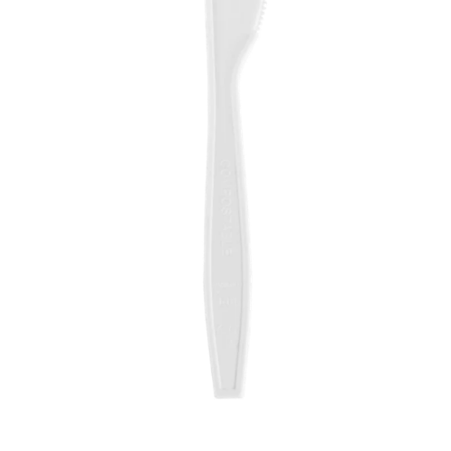 Natural Beige CPLA Medium Weight Disposable Knives For Dining & Catering