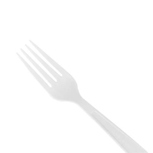 Natural Beige CPLA Heavy Weight Disposable Fork For Dining & Catering