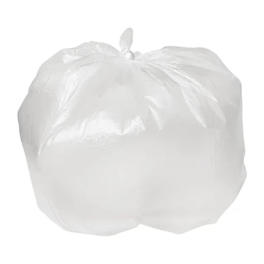 60 Gallon Clear Rodent Repellent Heavy Duty Trash Bags