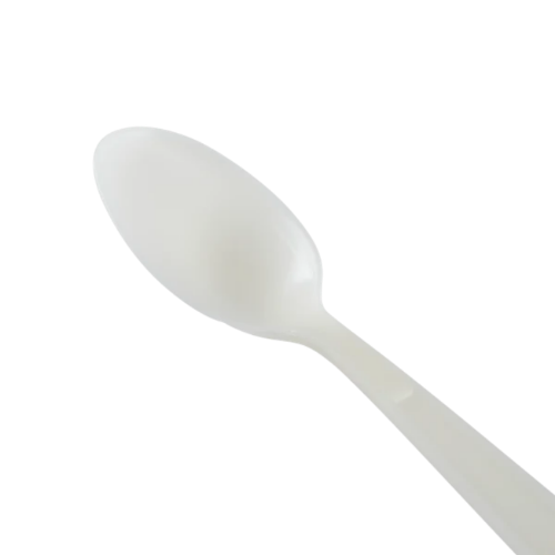 Beige Bio Based Heavy Weight Individually Wrapped Teaspoons