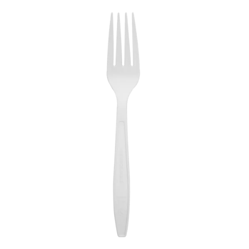 Natural Beige CPLA Heavy Weight Disposable Fork For Dining & Catering