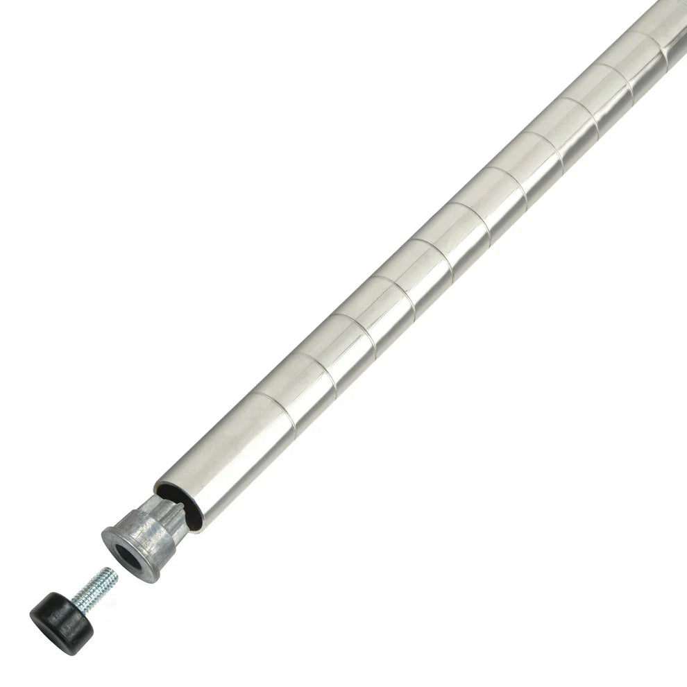 Winco VC-27P to 8P, 8" to 86" Chrome Plated Wire Shelf Post, EA