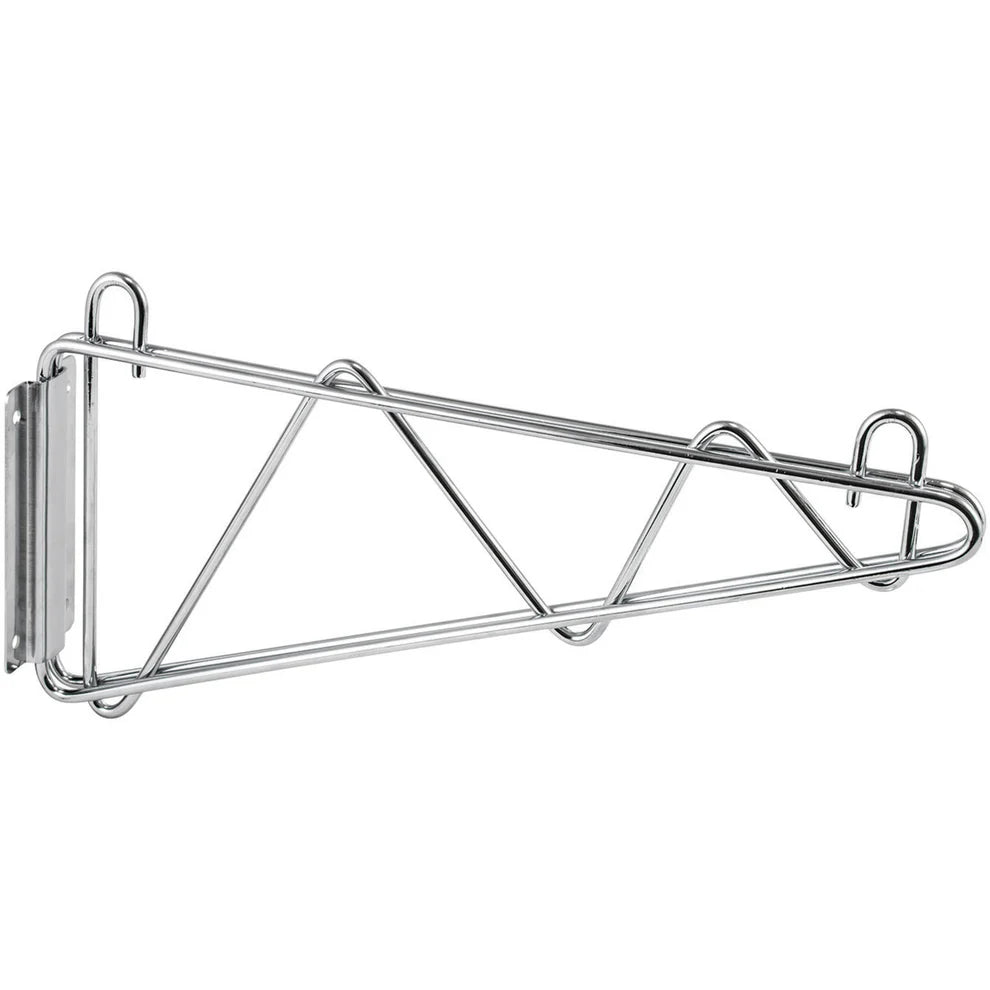 Winco VCB-14 to 24, 14-24" Chrome Wall Mount Shelving Brackets