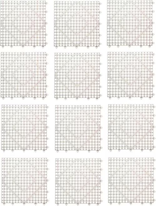 Clear Versa-Mat Bar Mat 1 X 1 inches, VM5280CL-12, 1/case