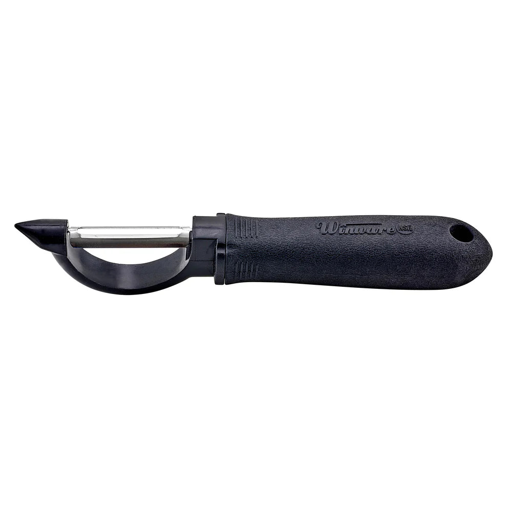 Winco VP-303 & 304, Straight & Serrated Peelers, Soft Grip, NSF, EA