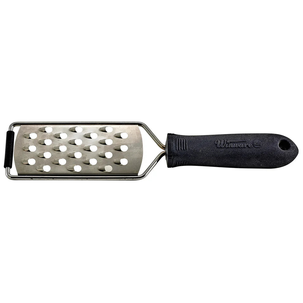 Winco VP-311 to 313, Soft Grip Hdl Grater w/Small to Large Holes, NSF