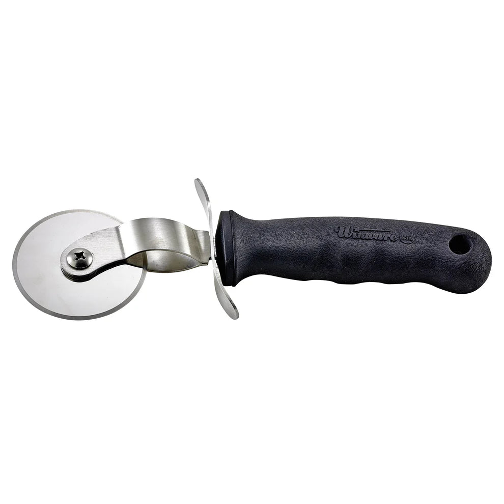 Winco VP-315 & 316, 2.5"/4" Blade, Soft Grip Handle, NSF Pizza Cutter