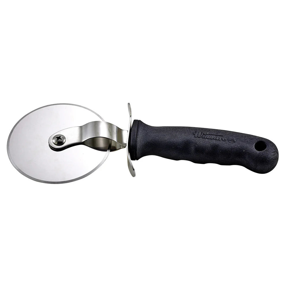 Winco VP-315 & 316, 2.5"/4" Blade, Soft Grip Handle, NSF Pizza Cutter