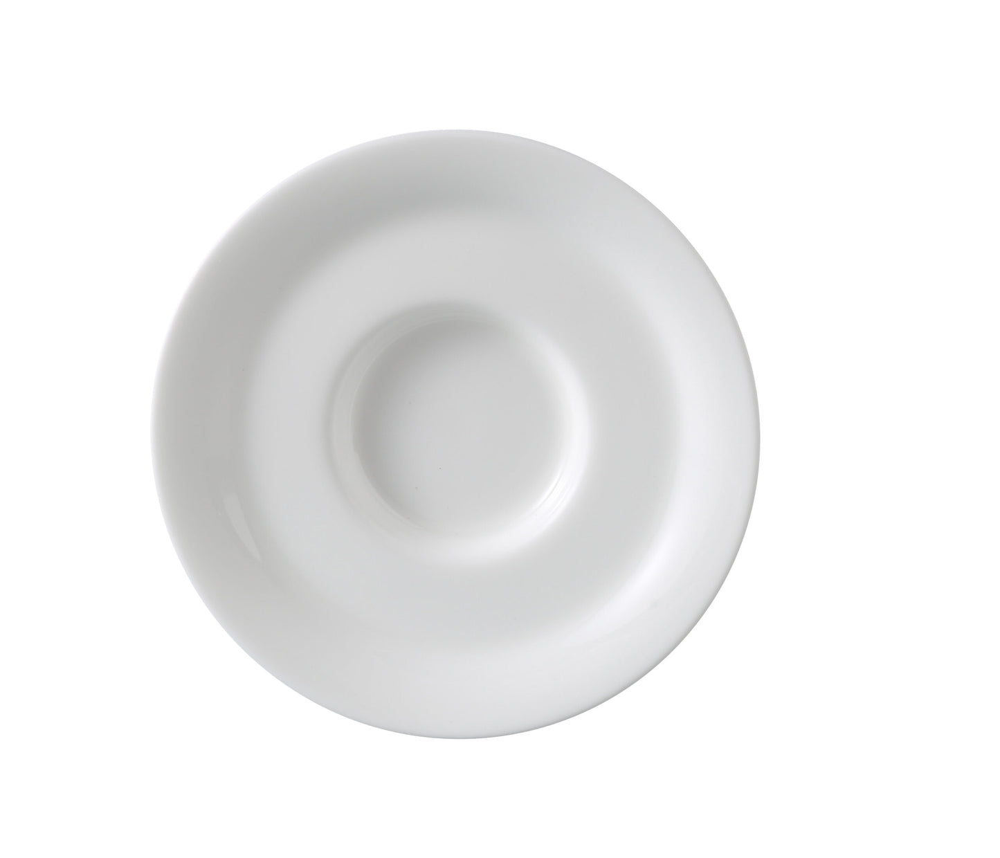 Yanco Ad Cup Saucer VS-004 brings a refined touch to espresso service. Made from fully glazed porcelain with a durable magnesia body, this bone white saucer enhances the elegance of the Versailles collection. Its compact round shape provides a secure and stylish base for serving espresso in fine dining settings.