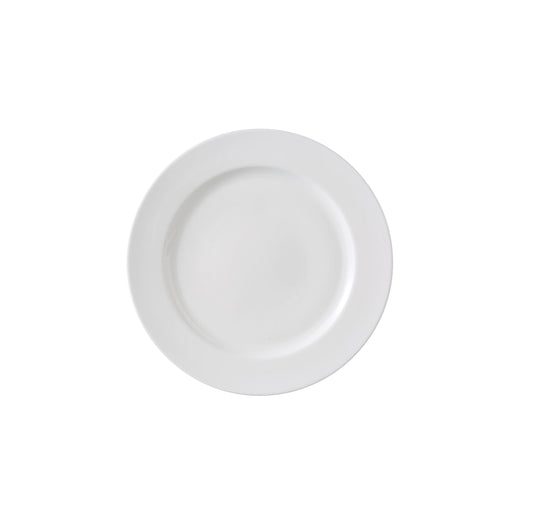 Yanco Round Plate VS-106 brings timeless elegance to your table with its fully glazed porcelain construction and durable magnesia body. Featuring a soft bone white color and classic round shape, this plate is perfect for serving bread, small appetizers, or desserts in upscale dining environments such as fine restaurants, hotels, and catered events.