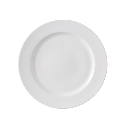 Yanco Plate VS-110 is designed to bring a refined elegance to any dining presentation. Crafted from fully glazed porcelain with a durable magnesia body, this classic bone white plate features a timeless round shape, ideal for serving main courses at upscale restaurants, hotels, and catered events.