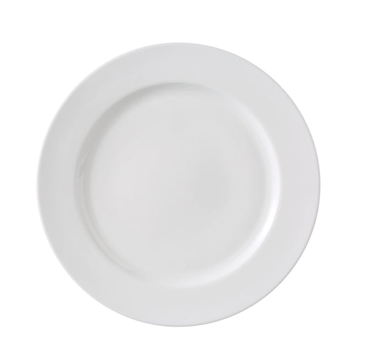 Yanco Plate VS-112 is designed to bring a refined elegance to any dining presentation. Crafted from fully glazed porcelain with a durable magnesia body, this classic bone white plate features a timeless round shape, ideal for serving main courses at upscale restaurants, hotels, and catered events.