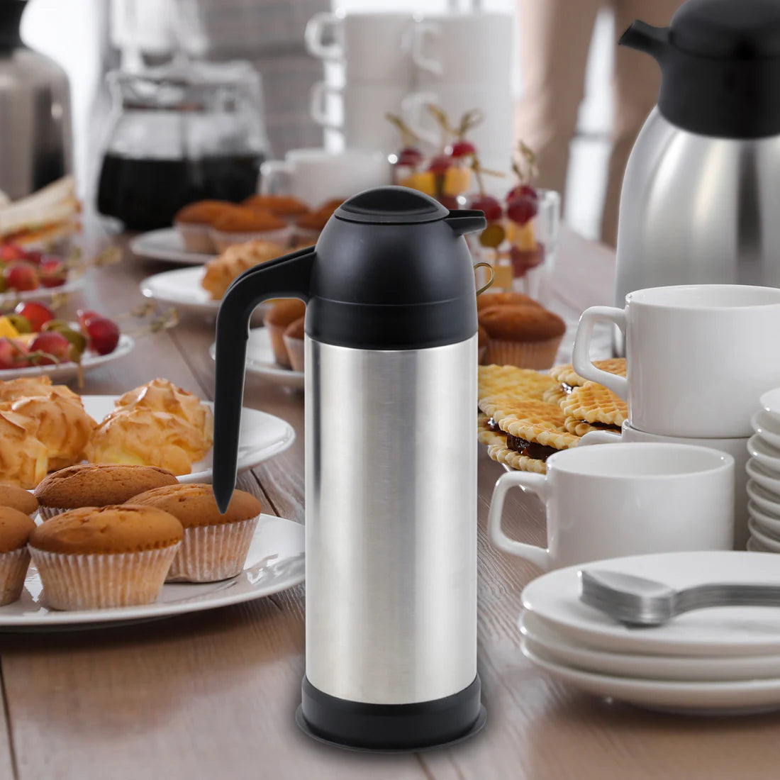 Winco VSS-24 & VSS-33, 24oz/33oz Stainless Steel Vacuum Insulated Server