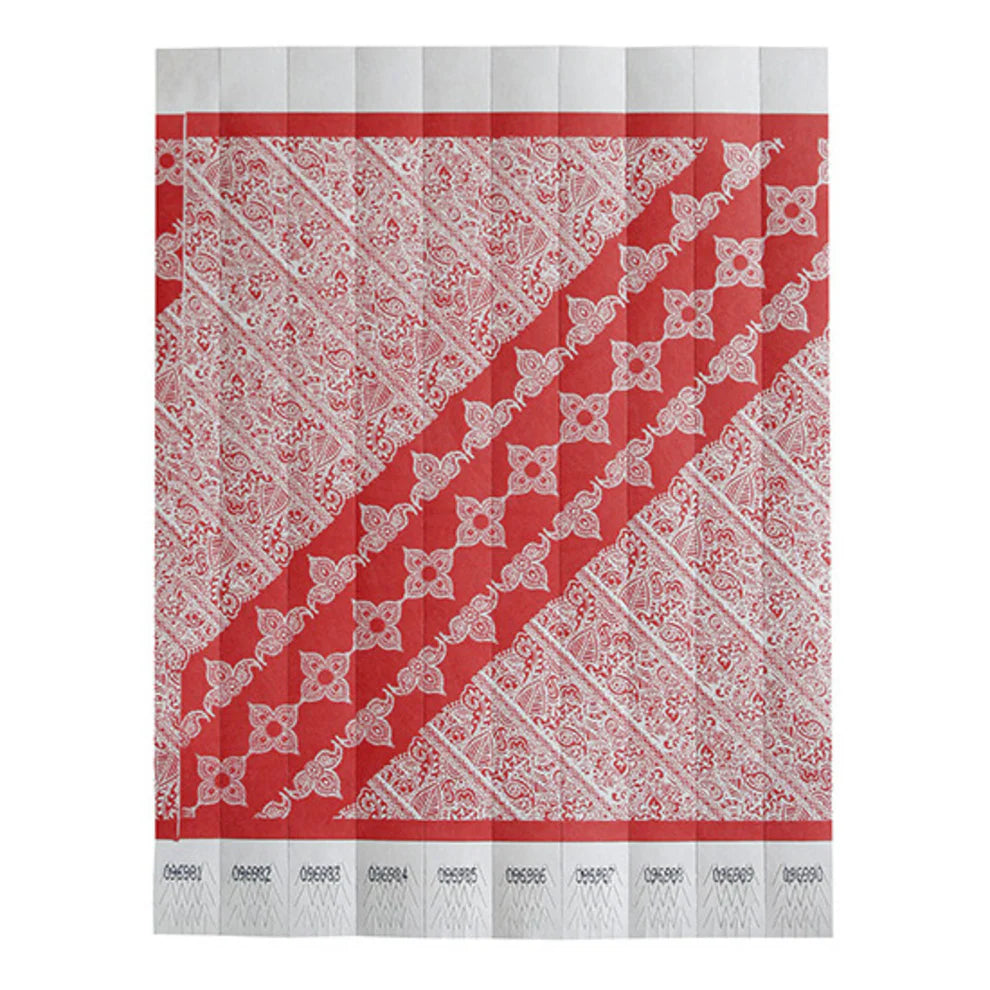 Winco WB-100B-D to WB-VIP, 3/4"x9.5", 500/Pack Tyvek Wristbands