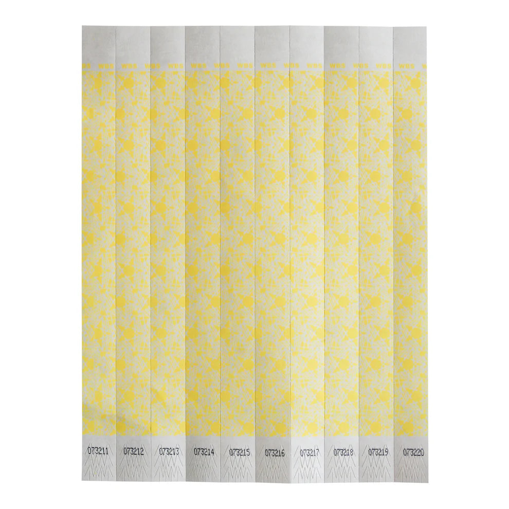 Winco WB-100B-D to WB-VIP, 3/4"x9.5", 500/Pack Tyvek Wristbands