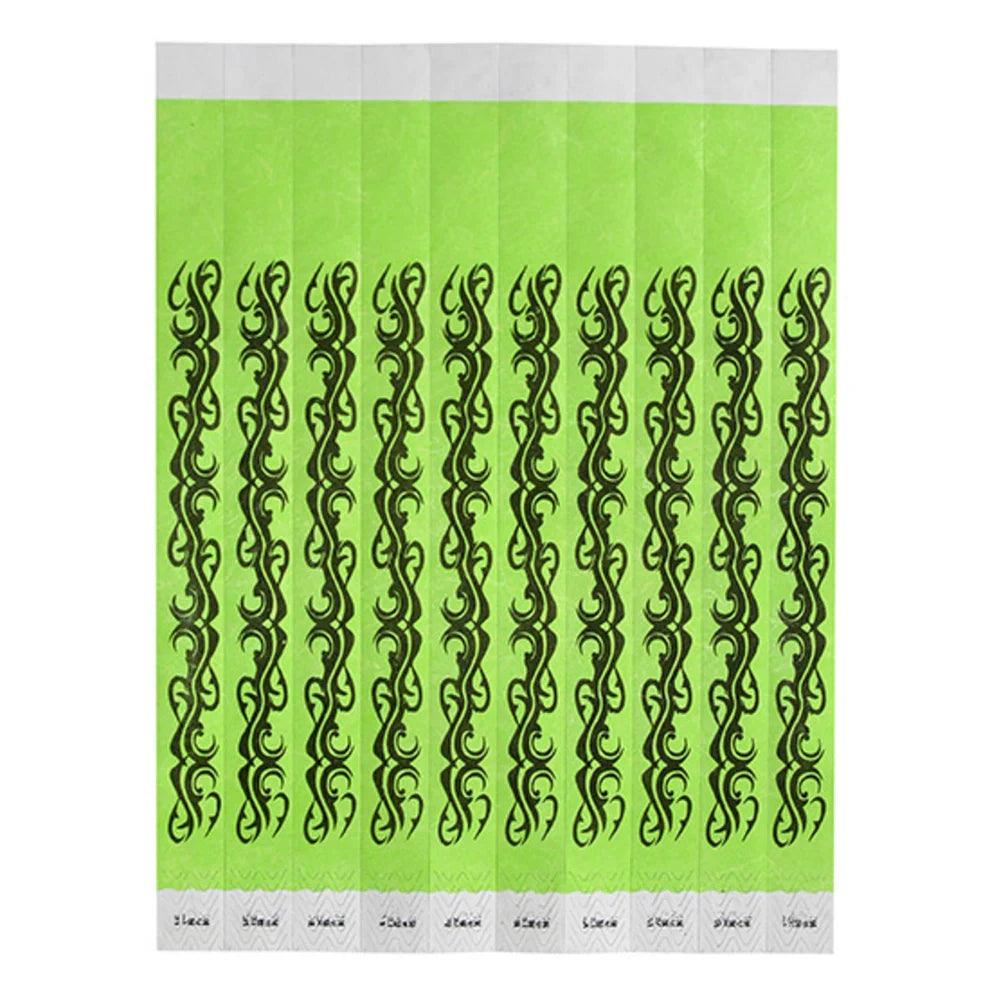 Winco WB-100B-D to WB-VIP, 3/4"x9.5", 500/Pack Tyvek Wristbands