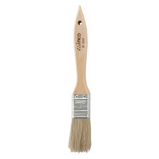 Winco WBR-10 to 40, 1-4" Wide Boar Bristle Pastry Brush, EA