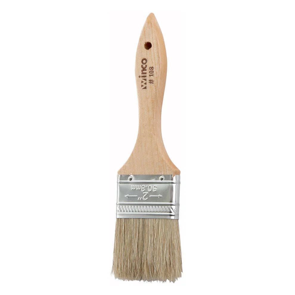 Winco WBR-10 to 40, 1-4" Wide Boar Bristle Pastry Brush, EA