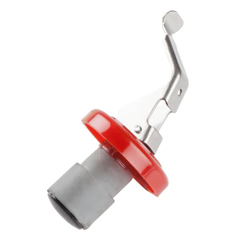 Winco WBS-R and WBS-W Red & White Collar Wine Bottle Stopper