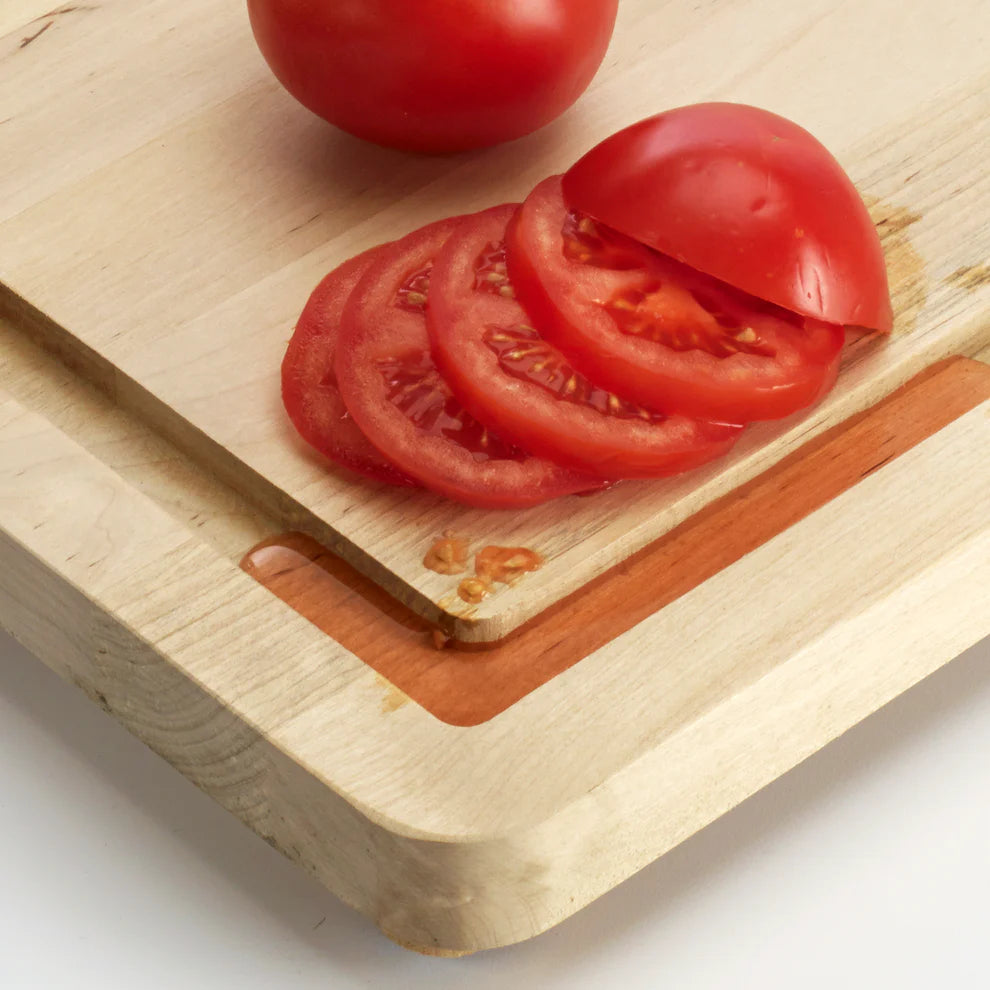 Winco WCB-2016,20x16" Birch Channel & Non-Skid Legs Carving Board