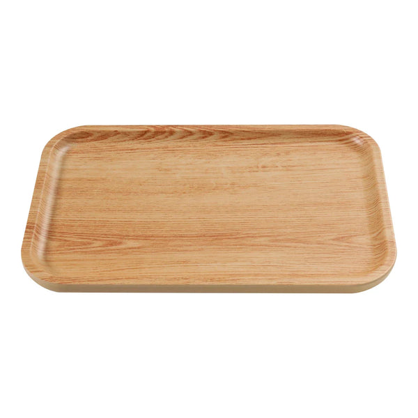 Yanco Rectangular Plate WD-2209 is a durable and stylish choice for commercial dining settings. Crafted from strong melamine with a wood imitation finish, it offers the elegant appearance of natural wood while ensuring long-lasting performance. Measuring 9.75 inches in length, 5.5 inches in width, and 0.75 inches in height, this plate is ideal for serving a variety of dishes. The golden oak color enhances food presentation, making it a versatile addition to restaurants, hotels, and catering services. 