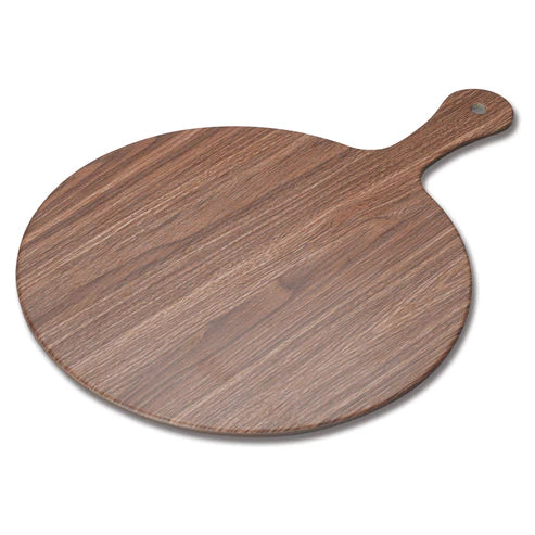 Winco WDM002-401/402, 12pcs Rectangular & Round Wood Melamine Platter