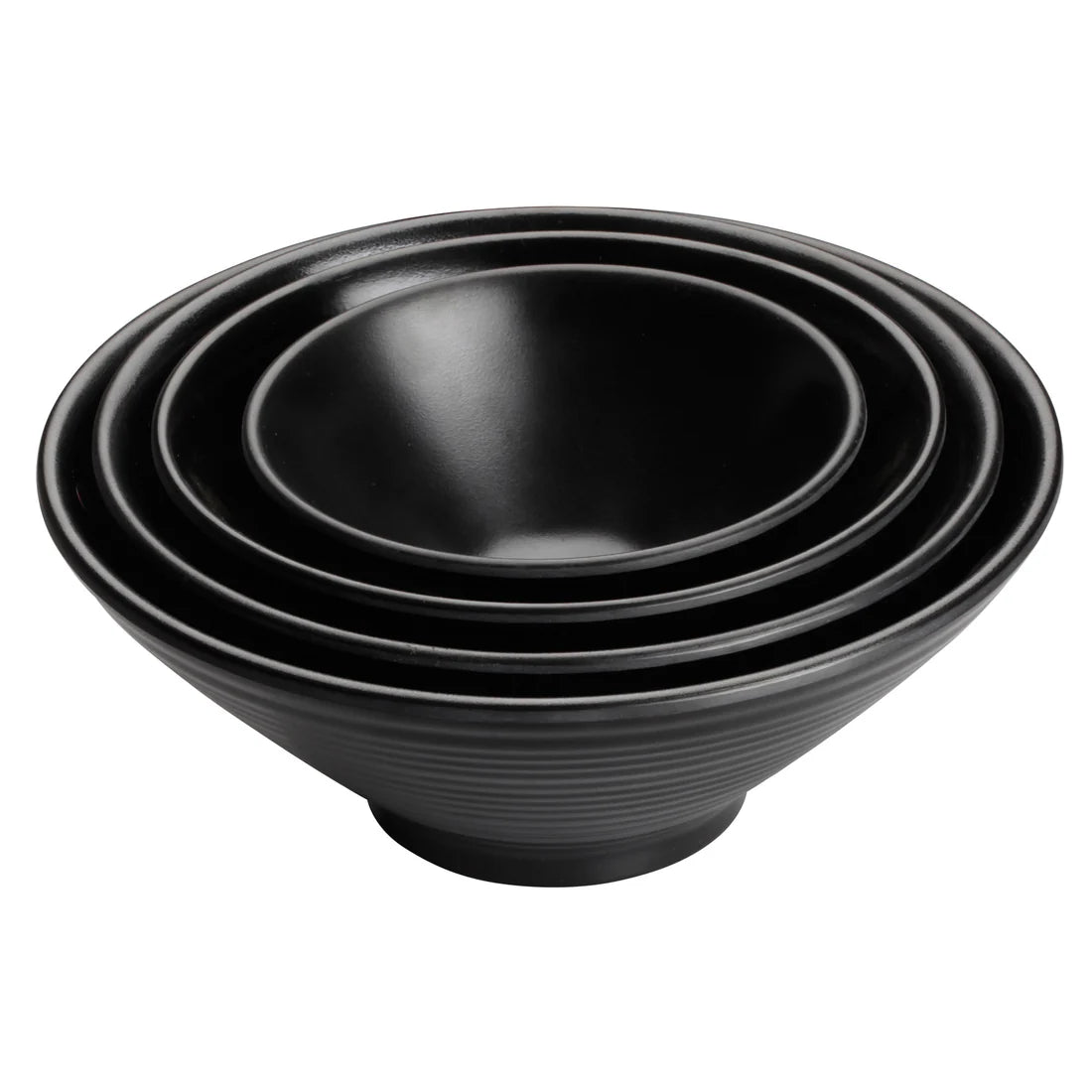 Winco WDM014-302-304, 6-7/8" to 9", 24pcs Balck Melamine Bowl
