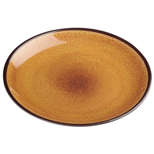 Winco WDM020-401/402 9" & 11", 24pcs Black Melamine Round Plate