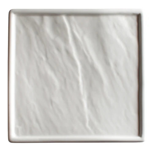 Winco WDP001-205 to 209, 2-4pcs Creamy White Porcelain Square Platter