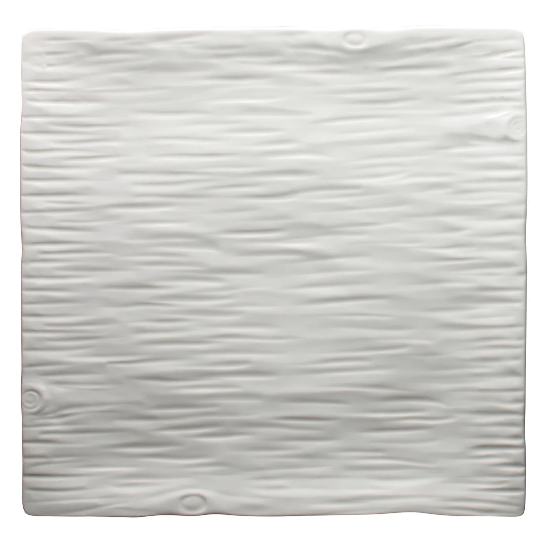 Winco WDP002-205-207, 2-3pcs Creamy White Porcelain Square Platter