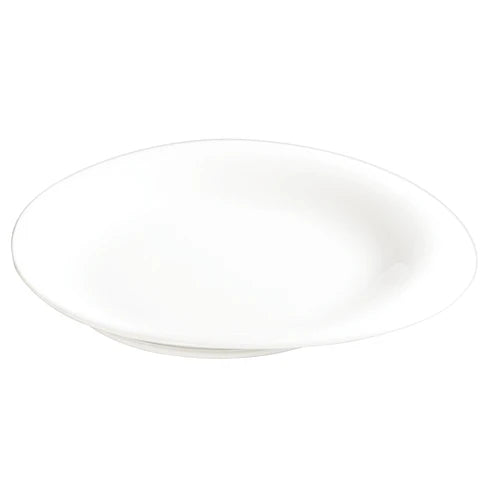 Winco WDP004-201-204, 24pcs Creamy White Porcelain Round Plate