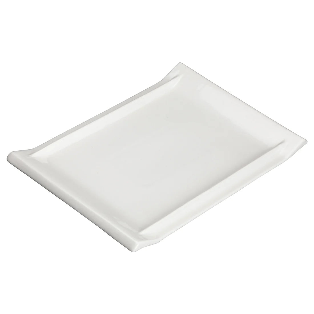 Winco WDP017-111, 24pcs Bright White Porcelain Rectangular Platter