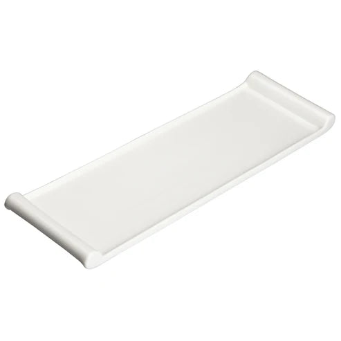 Winco WDP017-115-119, 6-24pcs White Porcelain Rectangular Platter