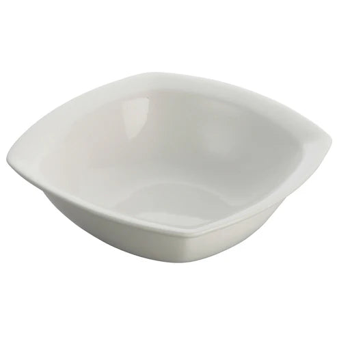 Winco WDP020-101, 36pcs Bright White Porcelain Square Bowl