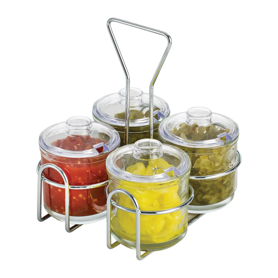 Winco WH-9 4Rings, Fits CJ-7P and CJ-7G, Chrome Condiment Holder