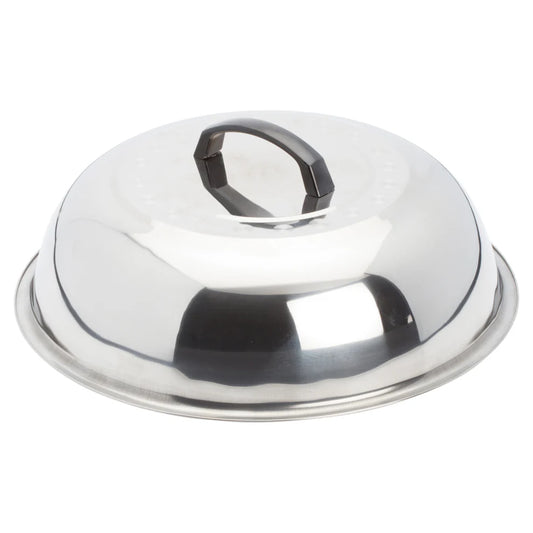 Winco WKCS-14 to 18, 13-3/4" to 17-3/4" S/S Wok Cover, EA
