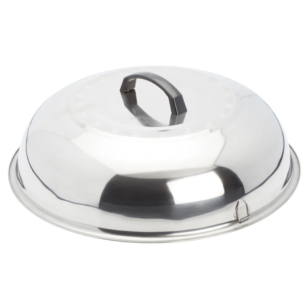 Winco WKCS-14 to 18, 13-3/4" to 17-3/4" S/S Wok Cover, EA