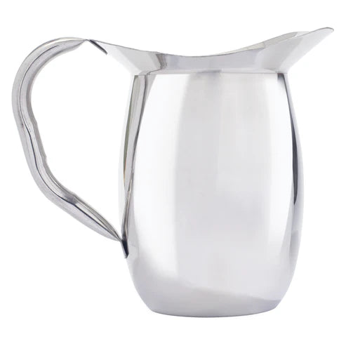 Winco WPB-2-3, 2-3qt Stainless Steel Bell Pitcher