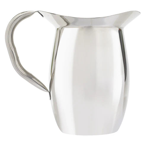 Winco WPB-2C-3C 2-3qt Stainless Steel Bell Pitcher w/Ice Catcher