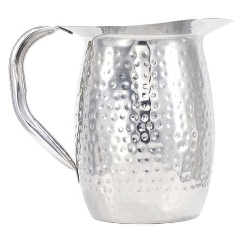 Winco WPB-2CH-3CH Stainless Steel Bell Pitcher w/Ice Catcher/Guard