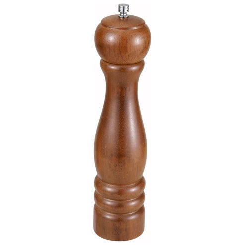 Winco WPM-08 to WPM-18, 8-18" Oak Finish Traditional Pepper Mill
