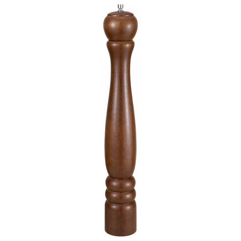 Winco WPM-08 to WPM-18, 8-18" Oak Finish Traditional Pepper Mill