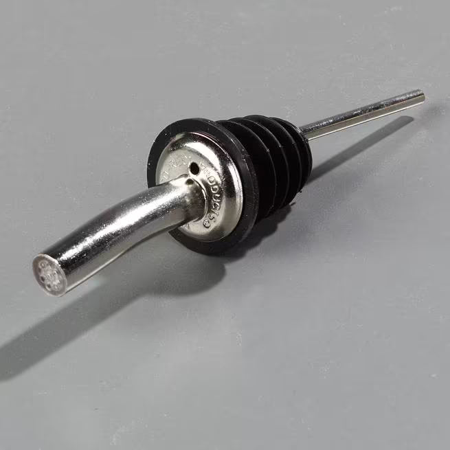 Chrome Tapered with Screen Liquor Pourer, WPM2538, 12/case
